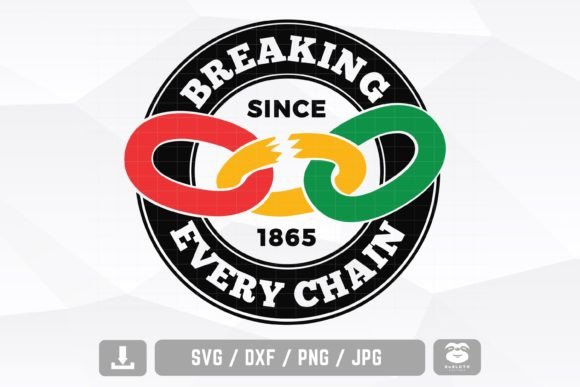 Breaking Every Chain: A Bold Embroidery Design