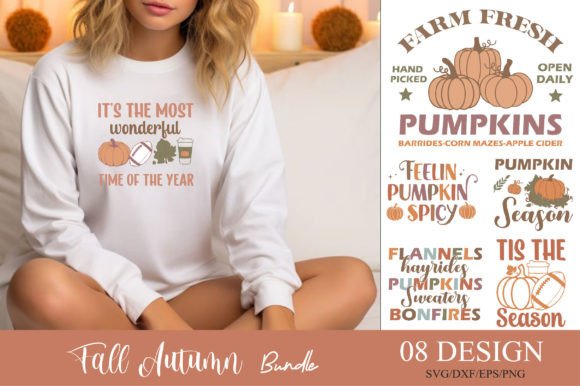 Enhance Your Fall Content with the Autumn PNG Bundle Graphics