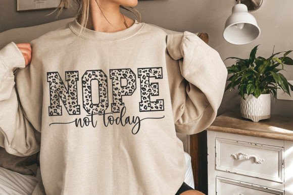 Nope Not Today SVG: A Bold, Playful Graphic for Local Brands