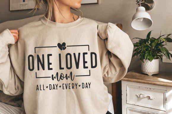 One Loved Mom SVG: A Perfect Graphics Asset for Crafts