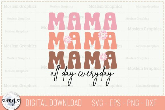 Retro Mama SVG for Graphics and Crafts: A Brand Designer's Review
